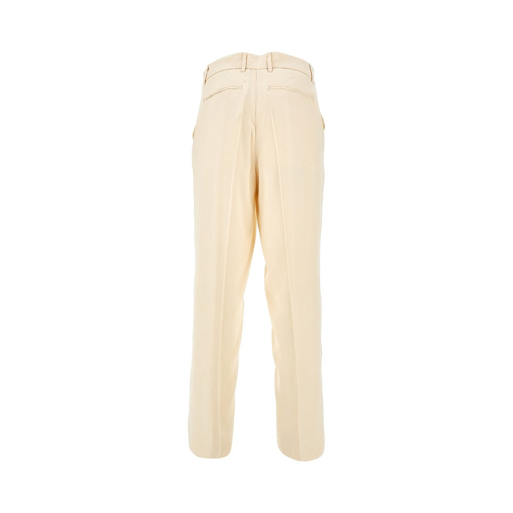 Pantalone affusolato in twill