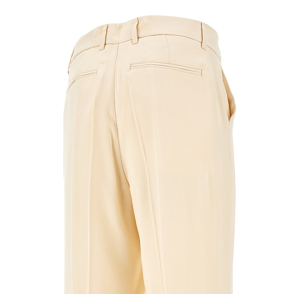 Pantalone affusolato in twill