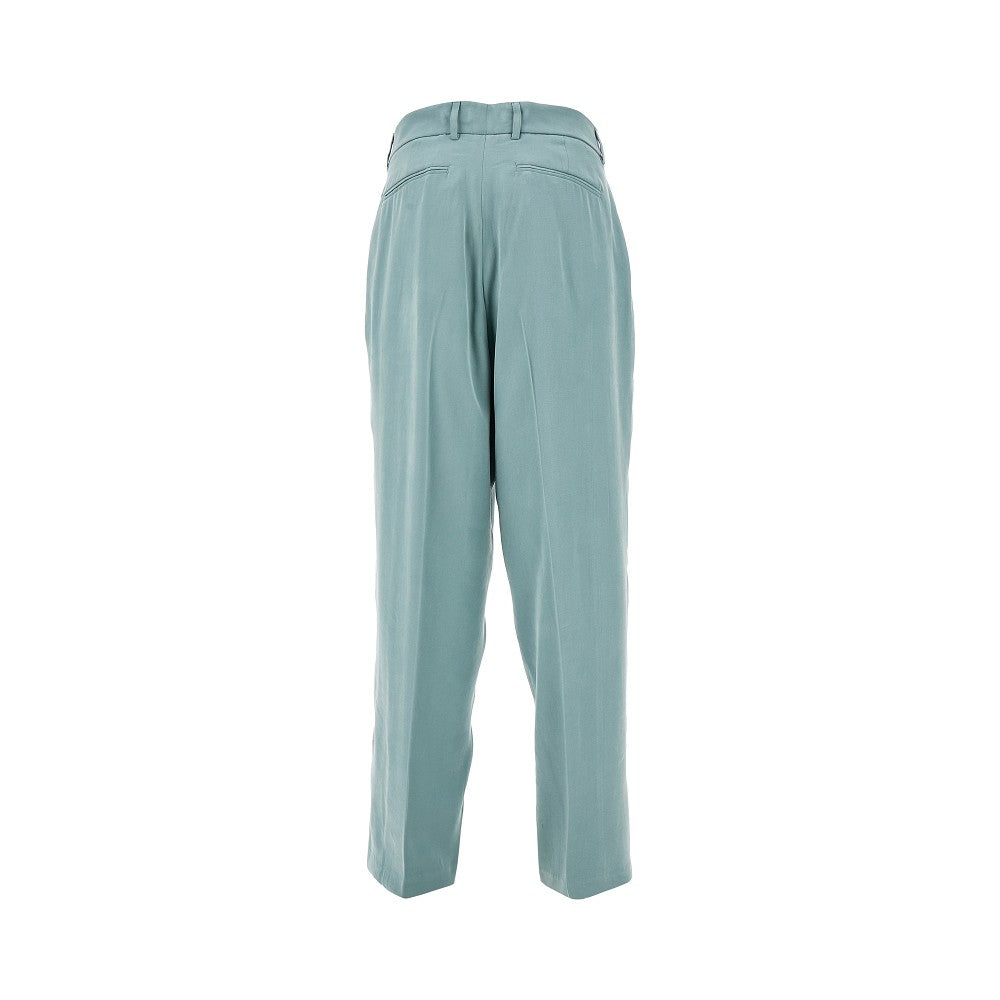 Pantalone affusolato in twill