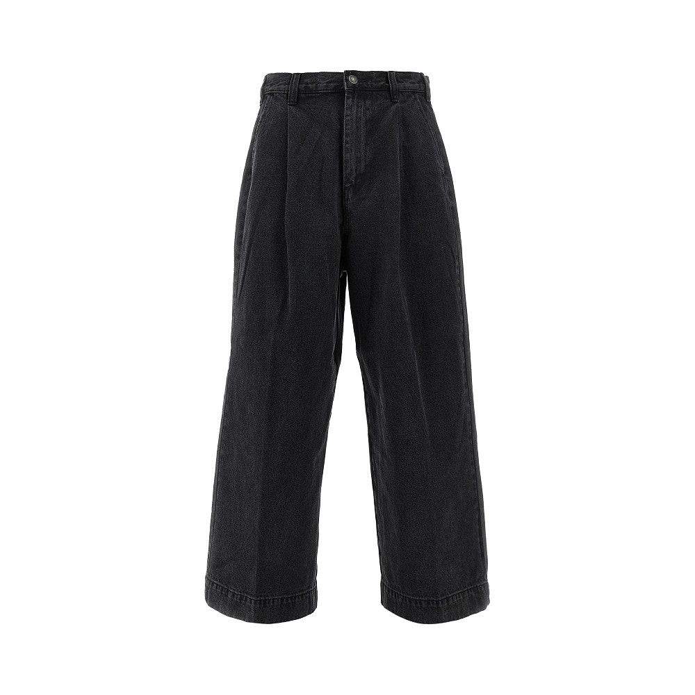 Pantalone con pince in denim 'Oliver'