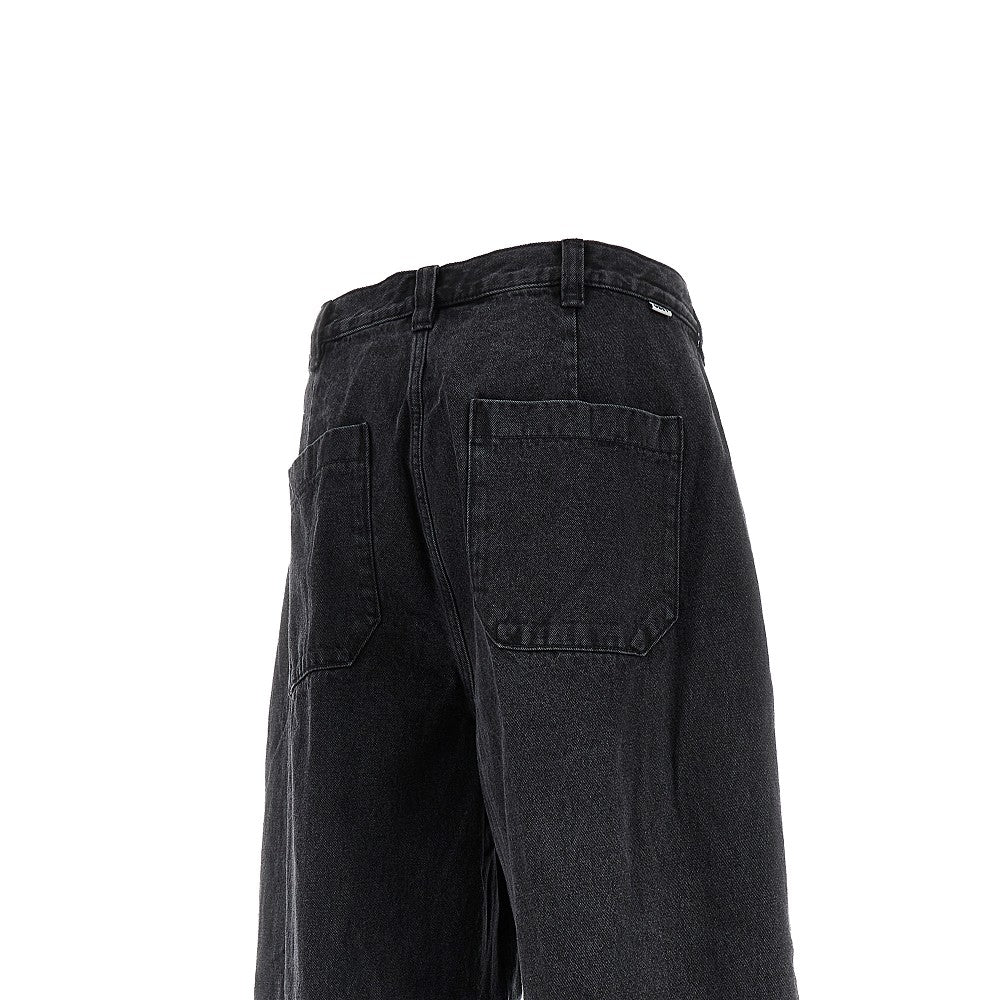 Pantalone con pince in denim 'Oliver'