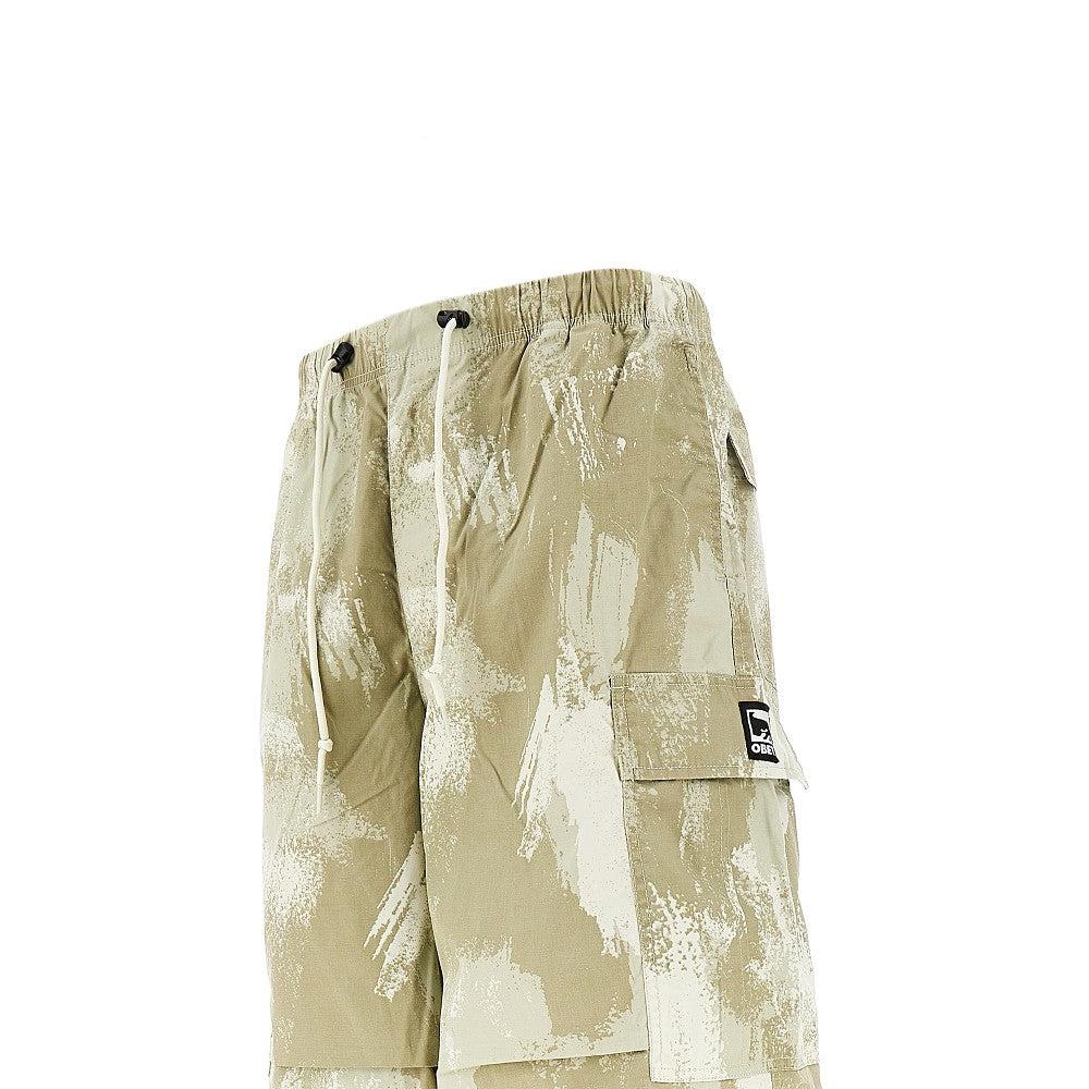 Pantalone cargo oversize camouflage