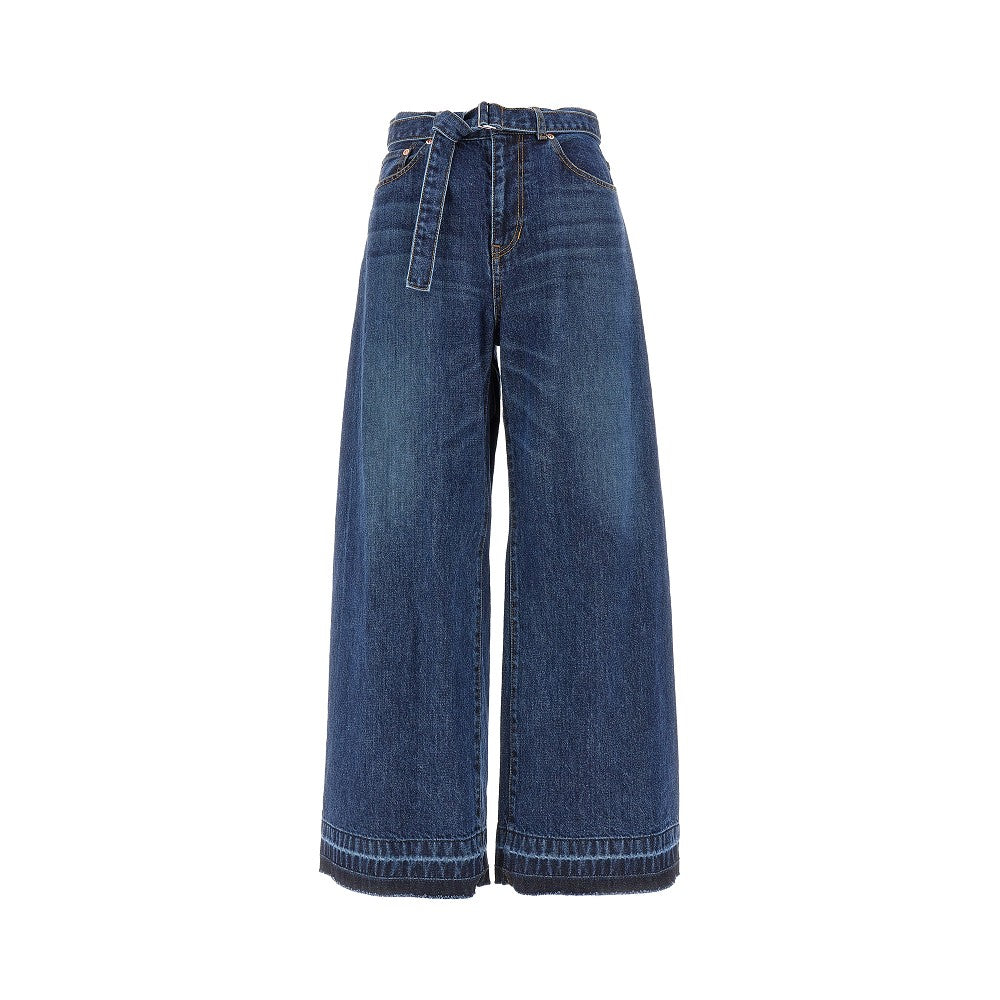 Jeans oversize con cintura