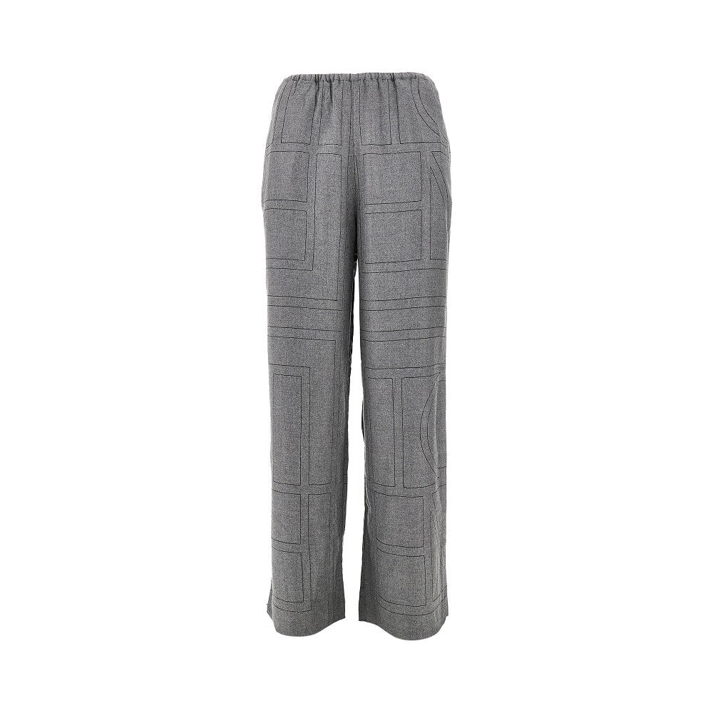 Pantalone pyjama in twill Monogram