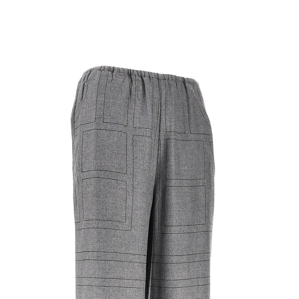 Pantalone pyjama in twill Monogram