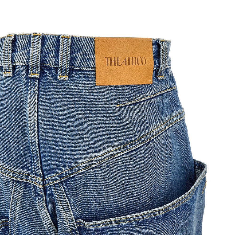 Denim oversized workwear pants