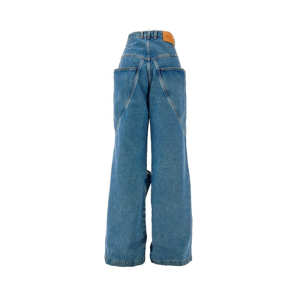 Denim oversized workwear pants