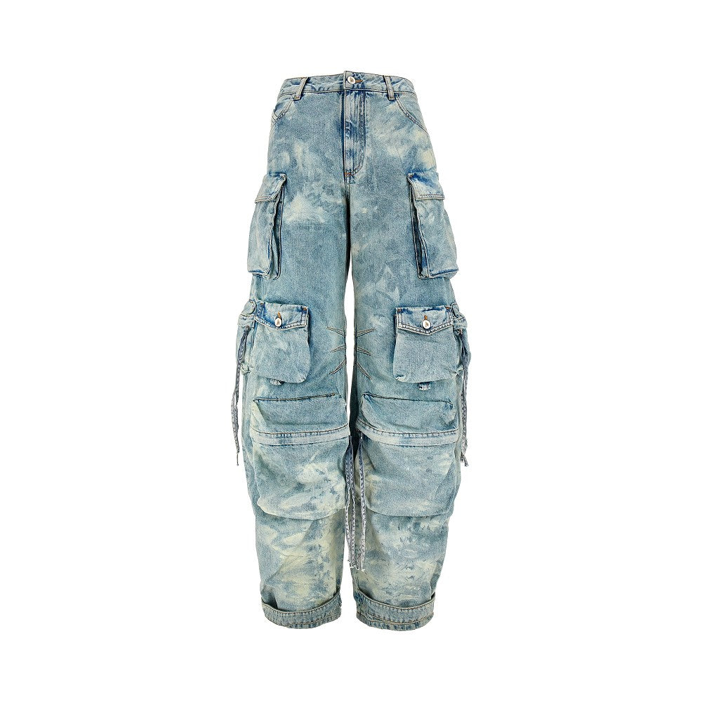 Pantalone cargo 'Fern' in denim