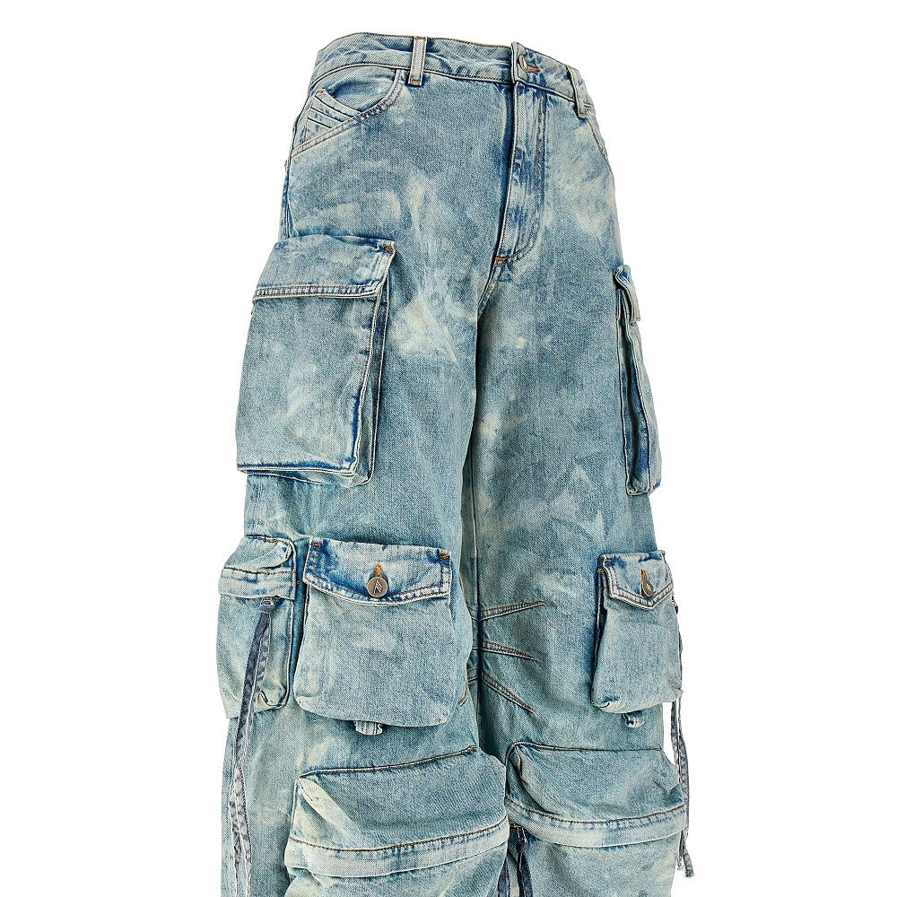 Pantalone cargo 'Fern' in denim