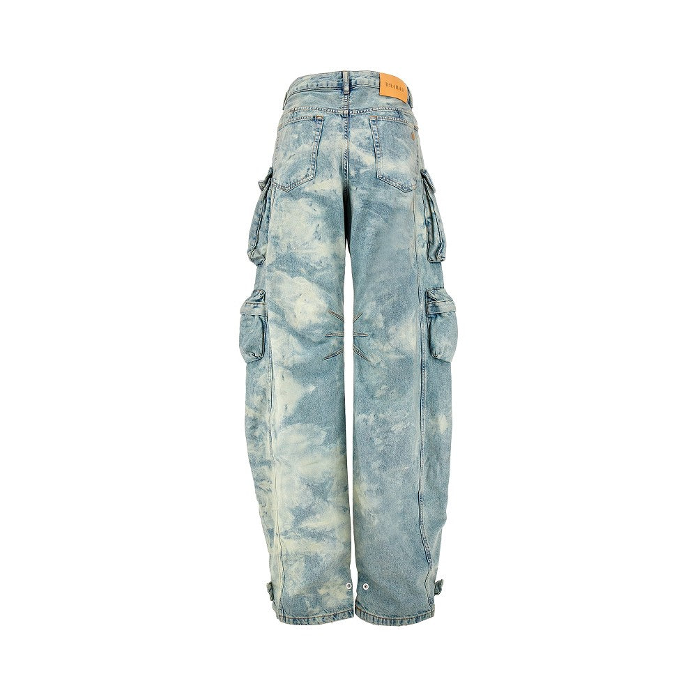 Pantalone cargo 'Fern' in denim