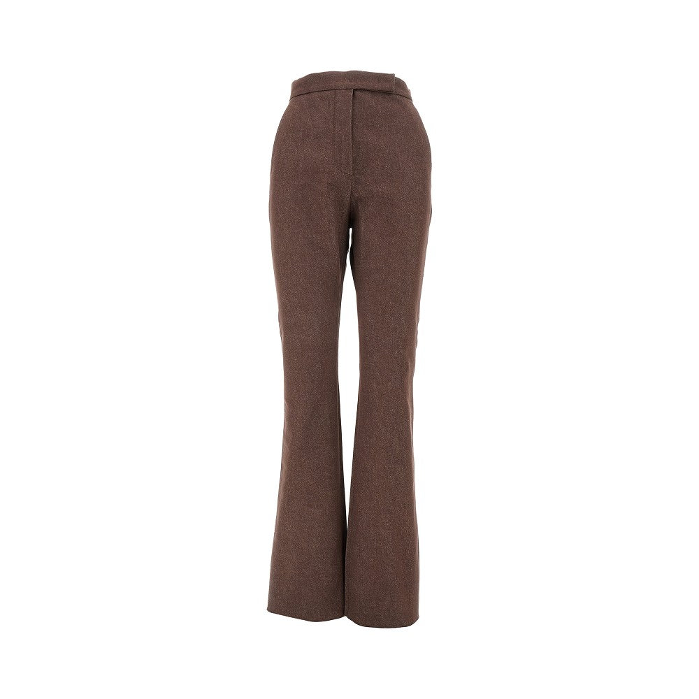 Pantalone sartoriale in tessuto denim