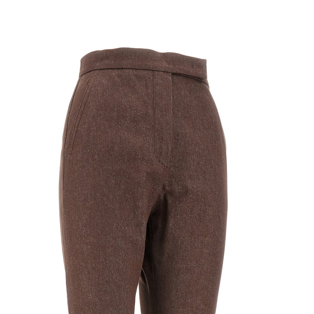 Pantalone sartoriale in tessuto denim