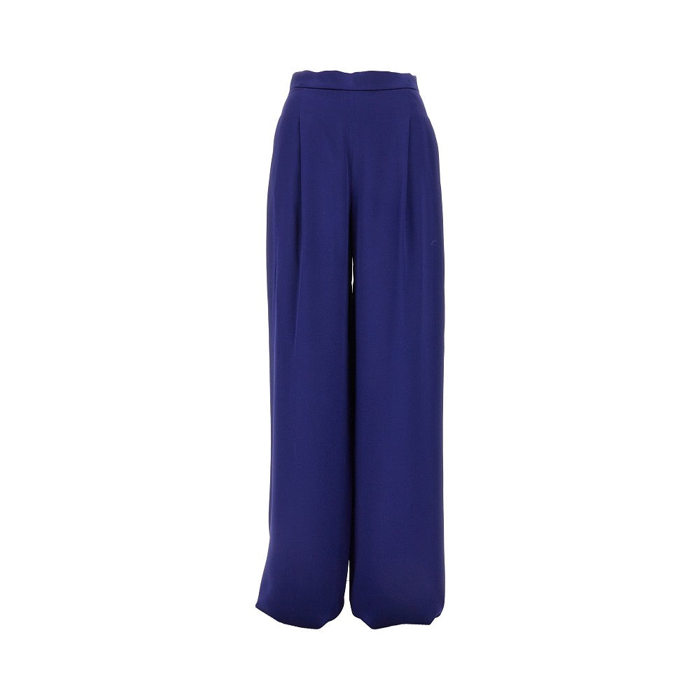 Pantalone in envers satin con pince