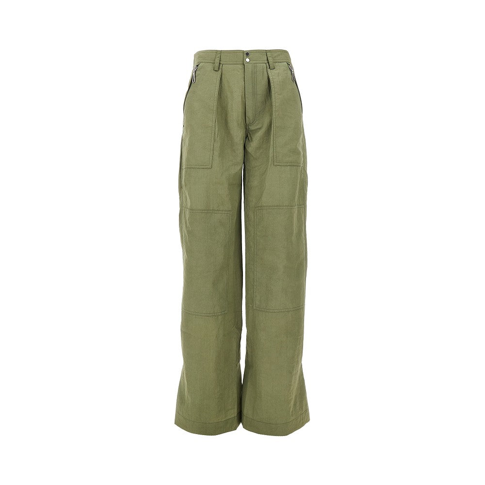 Nylon parachute pants