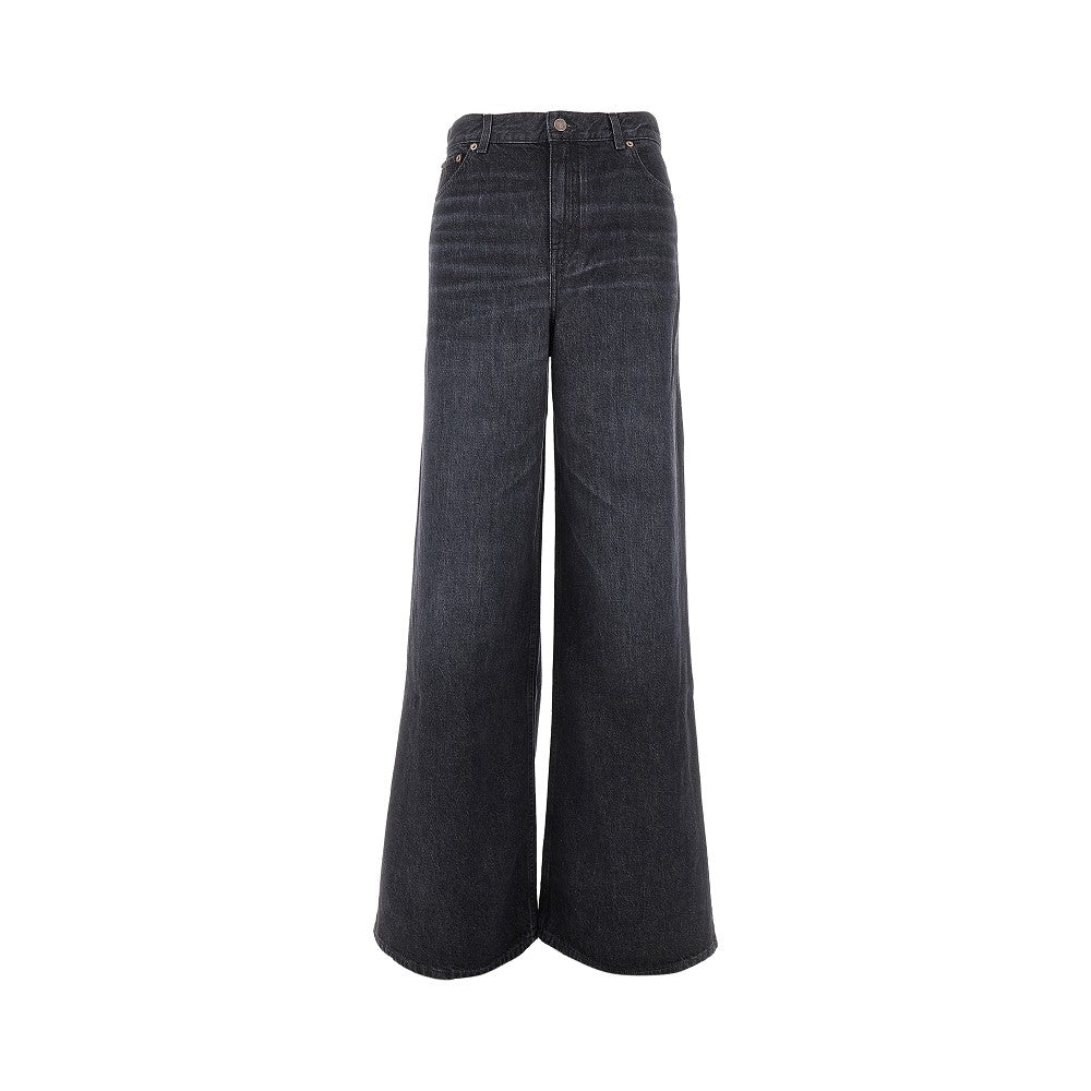 Jeans ampi a vita alta