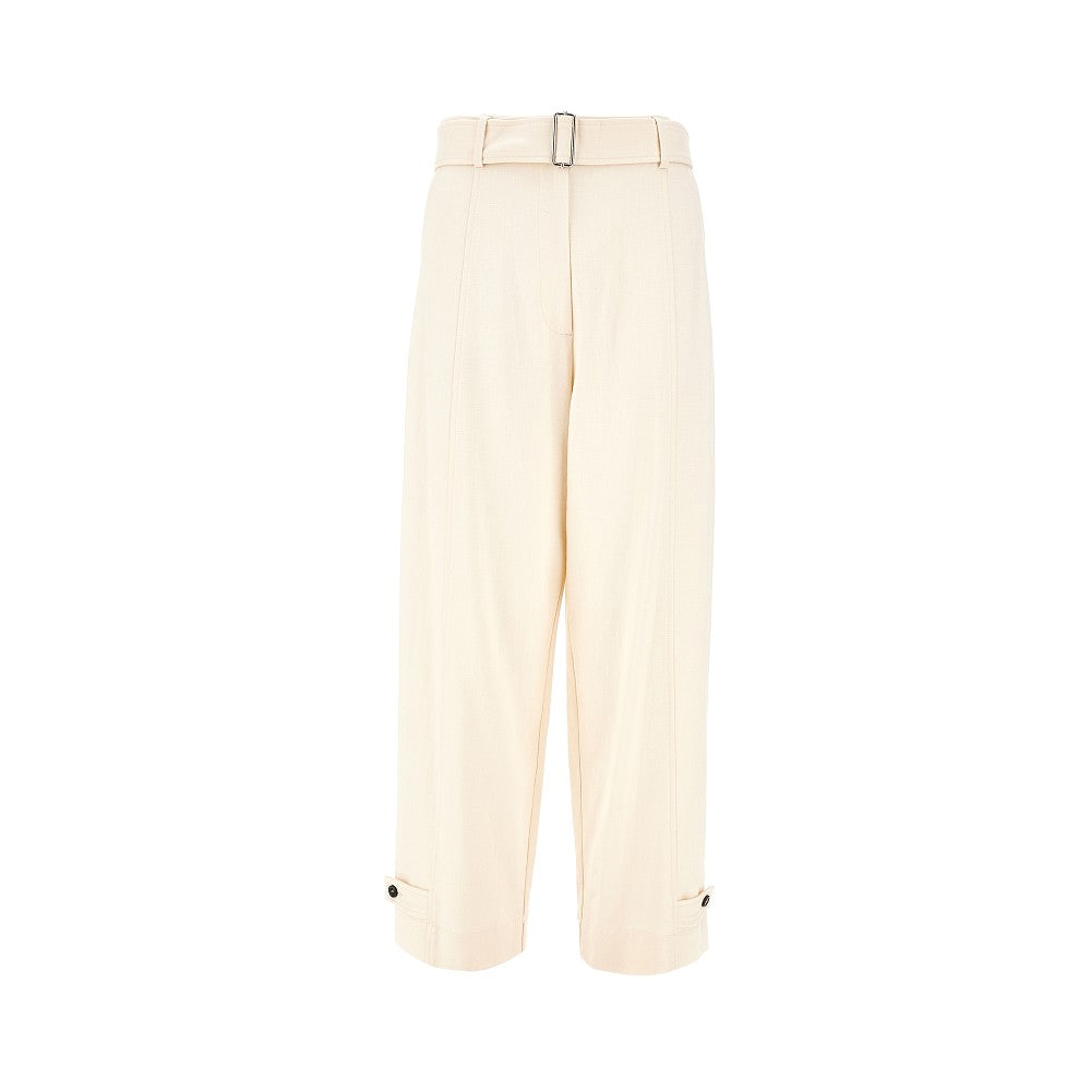 Pantalone in tela con cintura