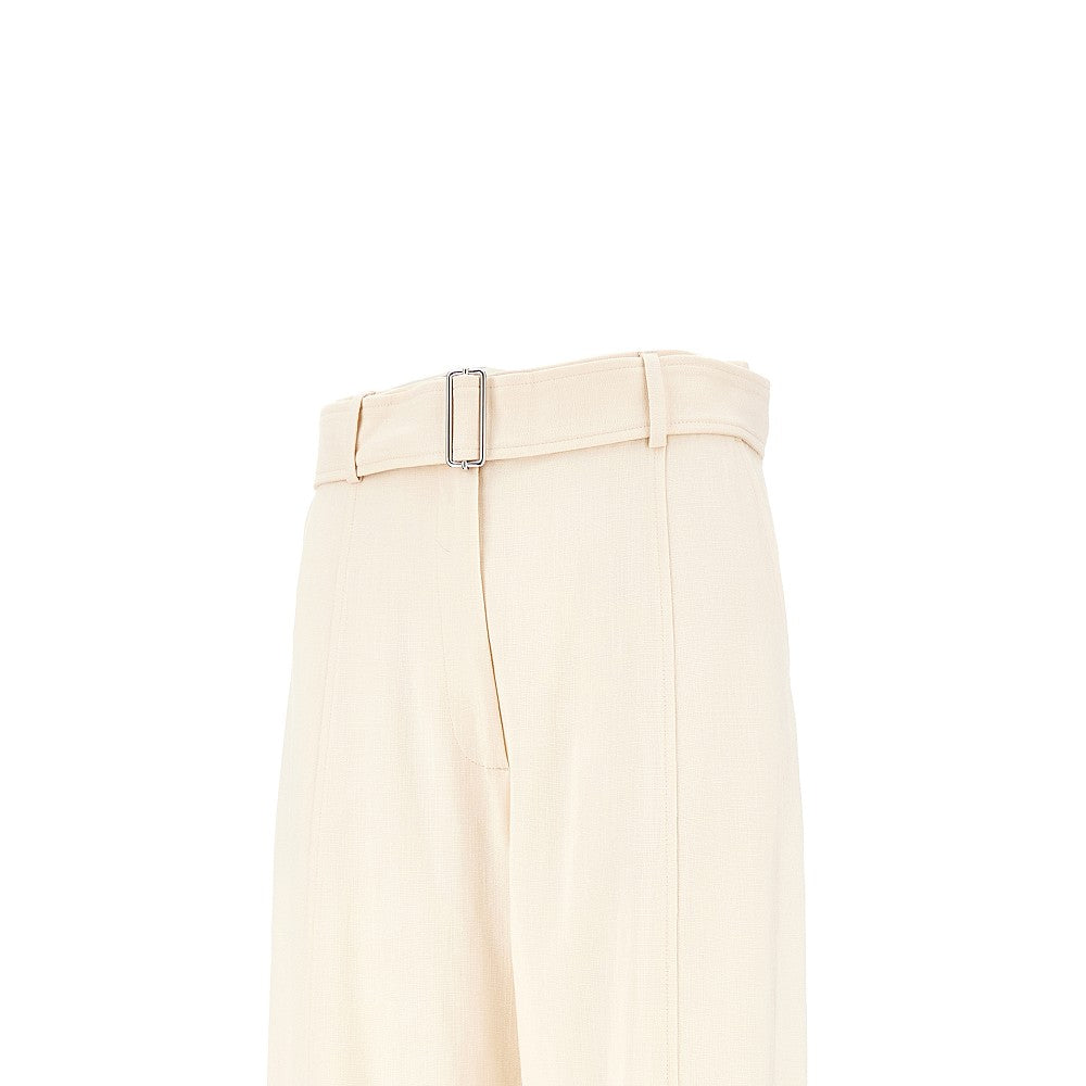 Pantalone in tela con cintura
