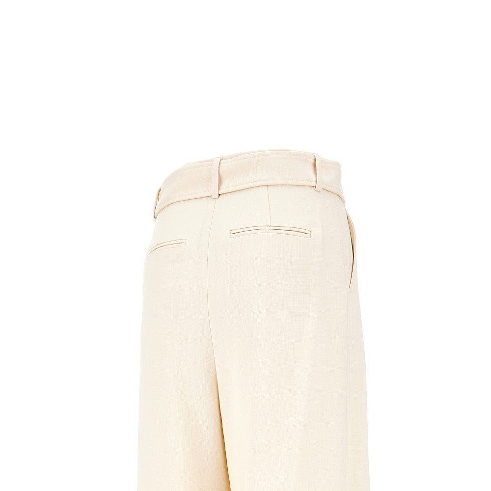 Pantalone in tela con cintura