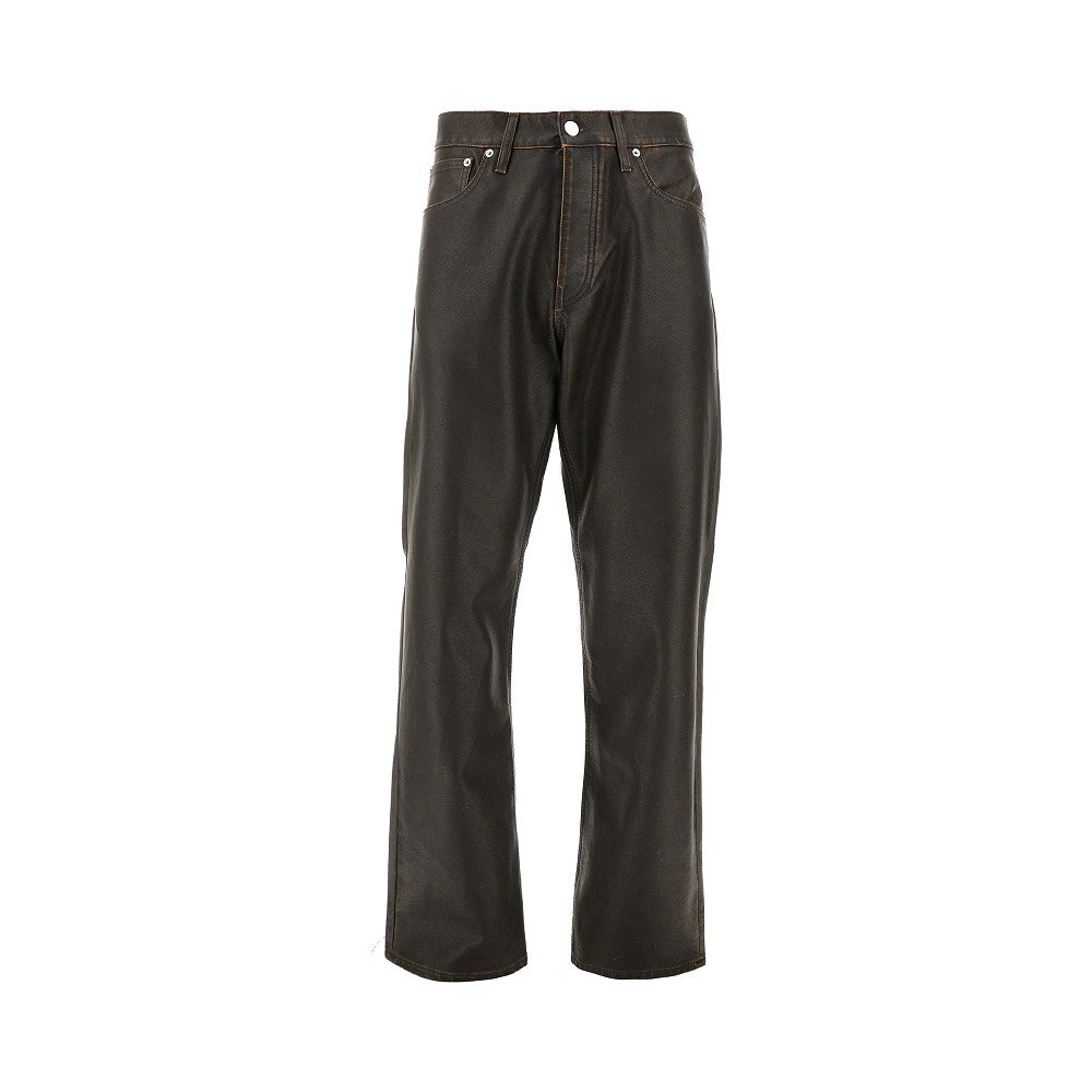 Faux leather Loose Fit pants