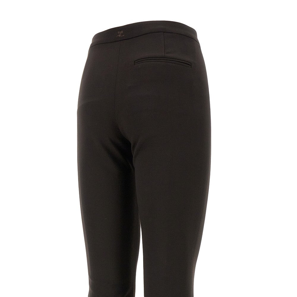 'Oblique' stretch wool pants