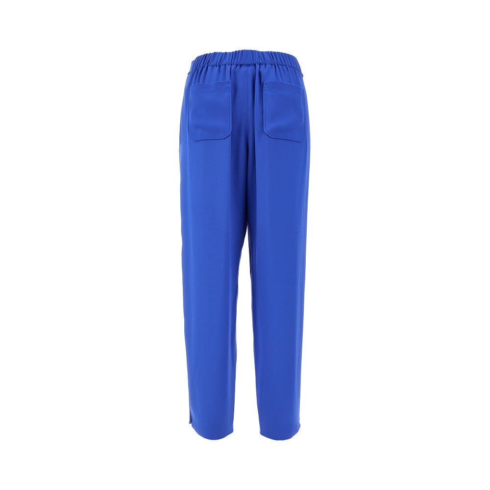 Silk satin trousers