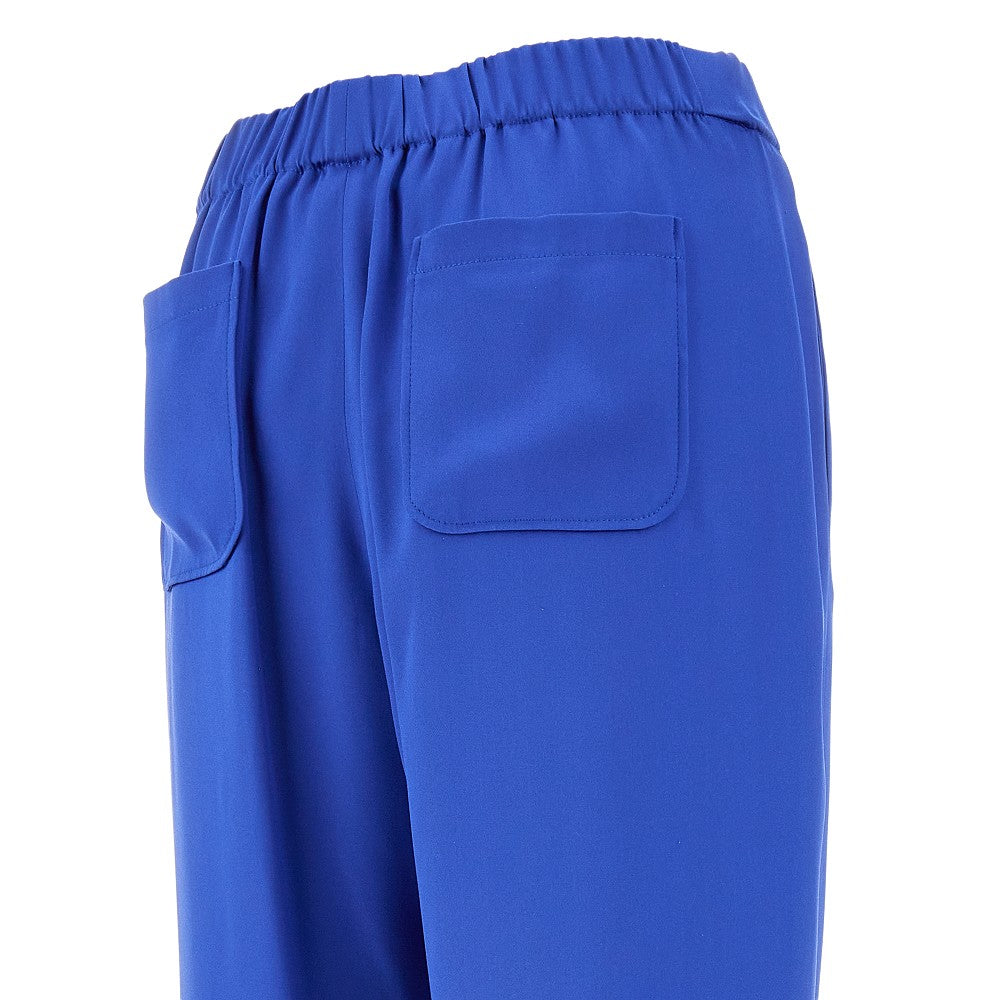 Silk satin trousers