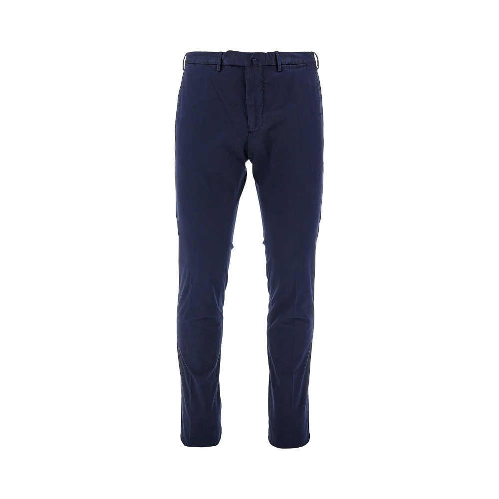 Stretch cotton trousers