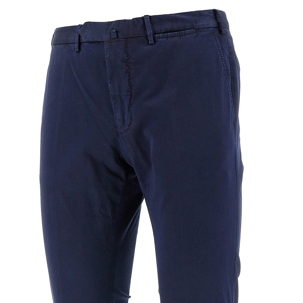 Stretch cotton trousers