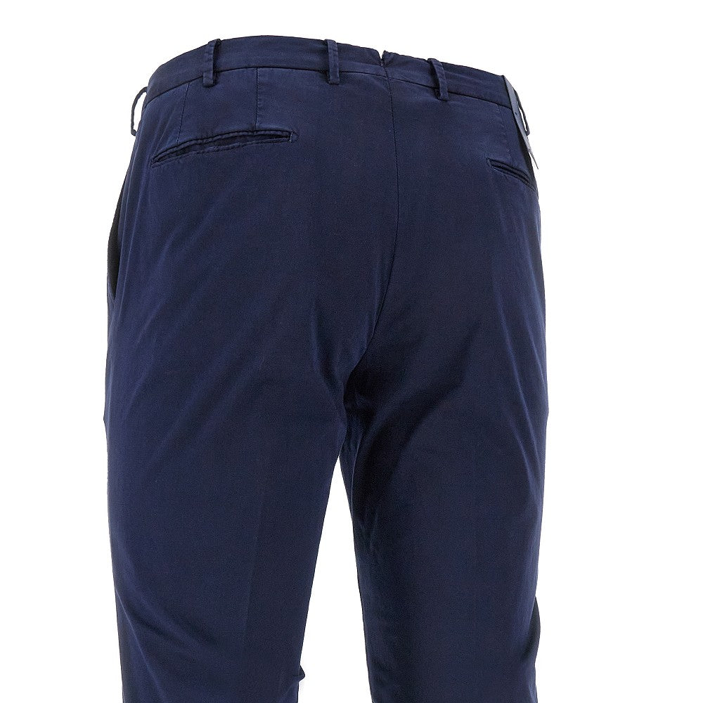 Stretch cotton trousers