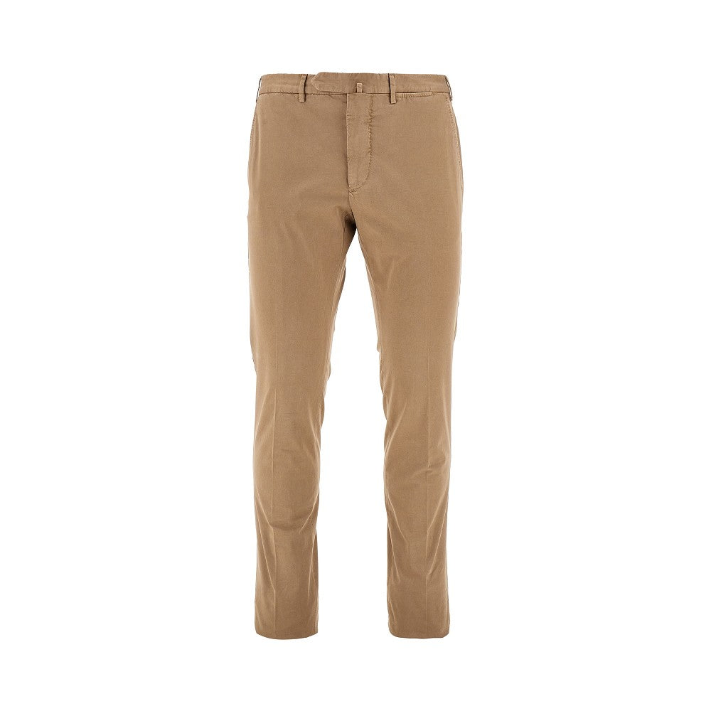 Stretch cotton trousers