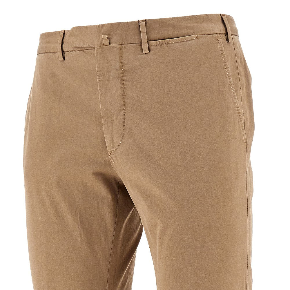 Stretch cotton trousers