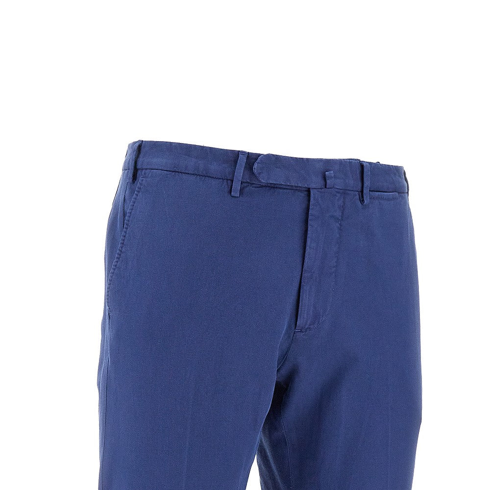 Stretch cotton trousers