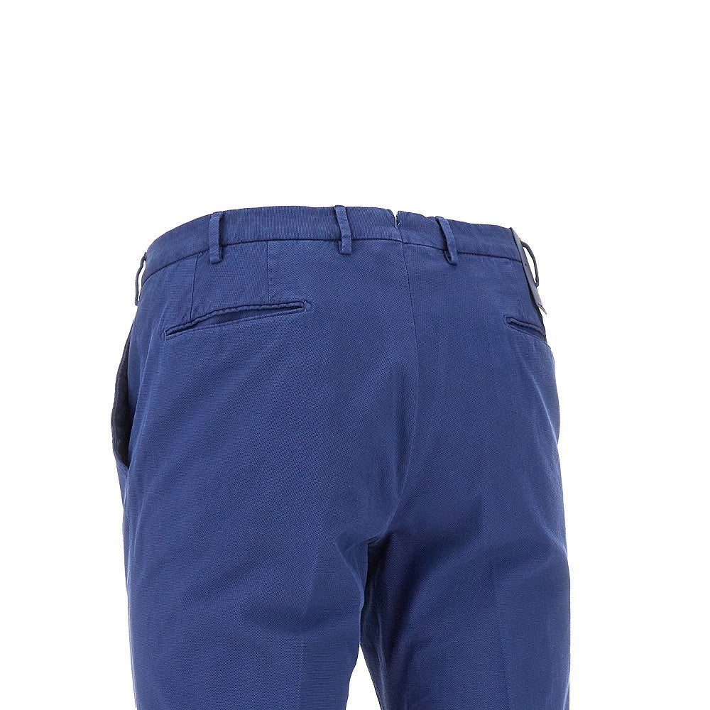 Stretch cotton trousers