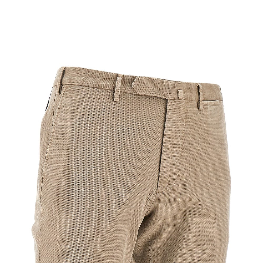 Stretch cotton trousers