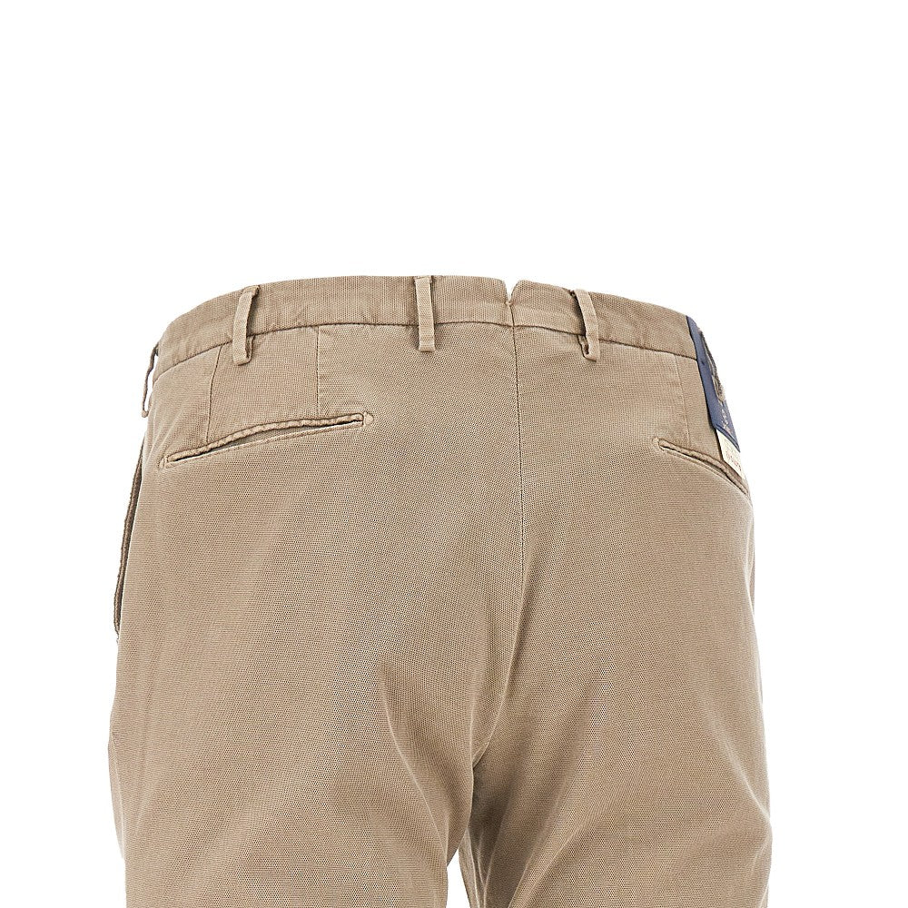 Stretch cotton trousers