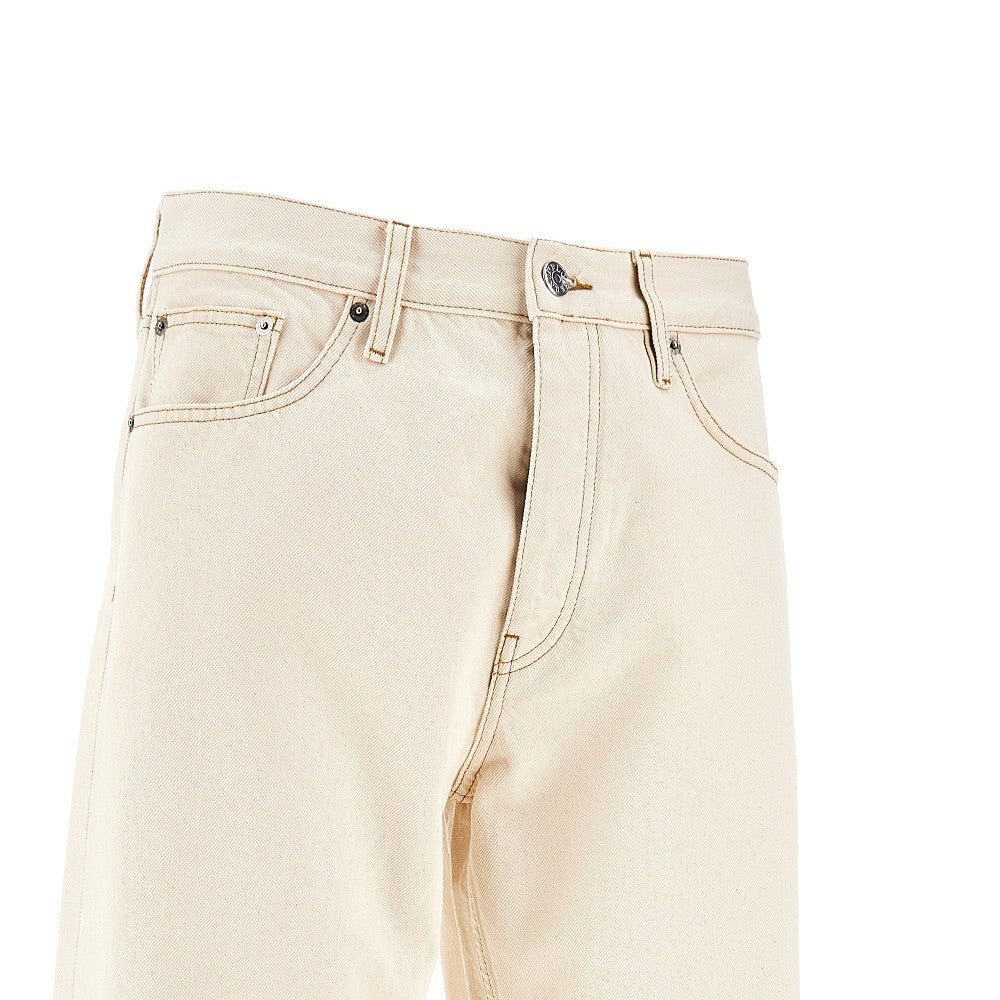 Loose denim pants