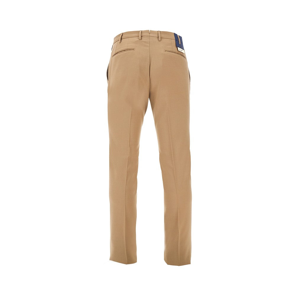 Wool-blend tailored pants