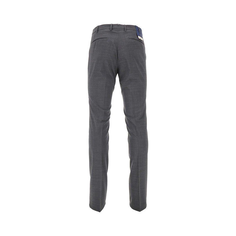 Wool-blend tailored pants