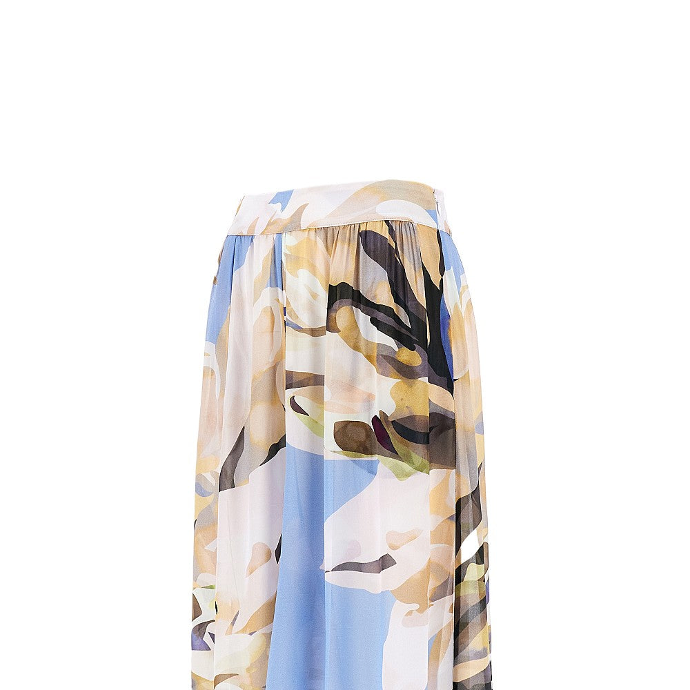 Pantalone ampio 'Pilar' in georgette