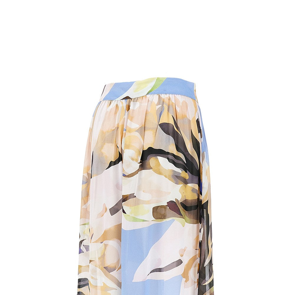 Pantalone ampio 'Pilar' in georgette