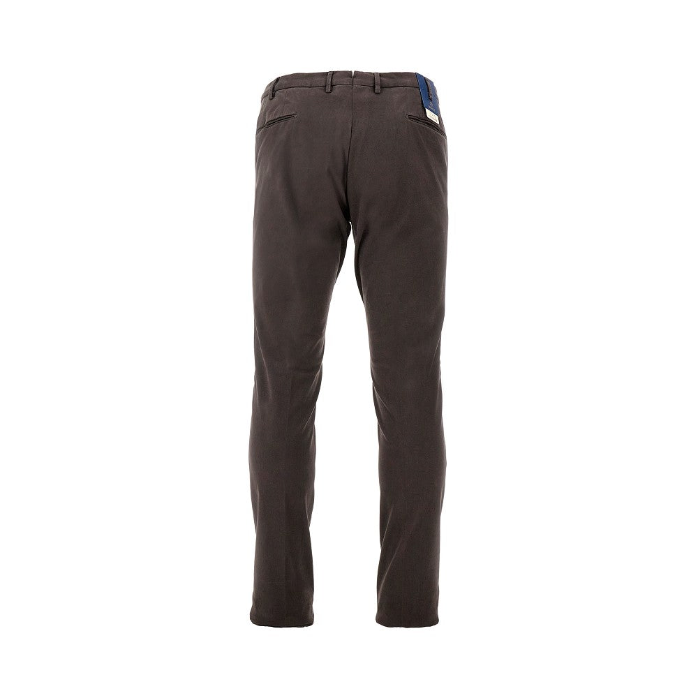 Stretch gabardine trousers