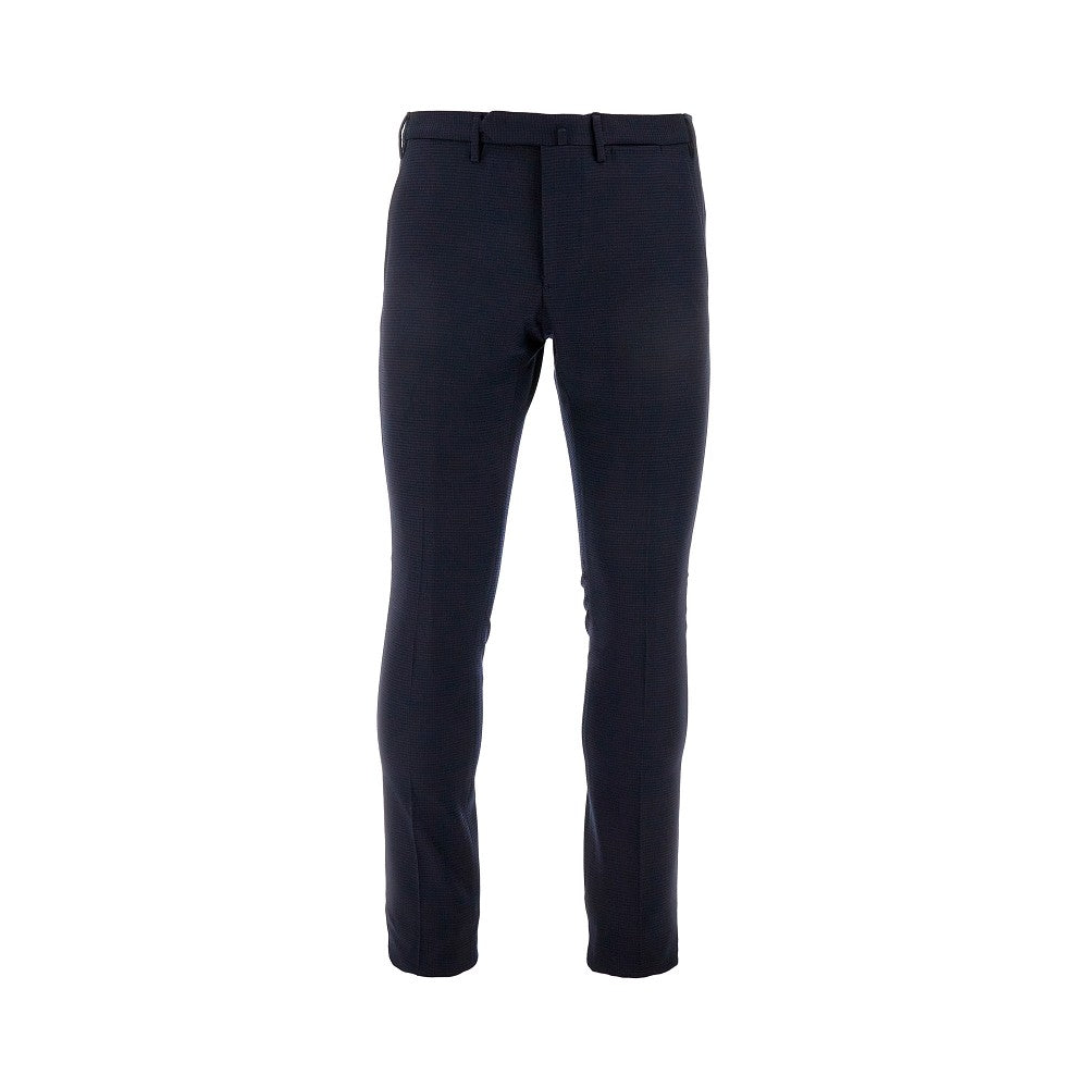 Pantalone in misto lana pied de poule