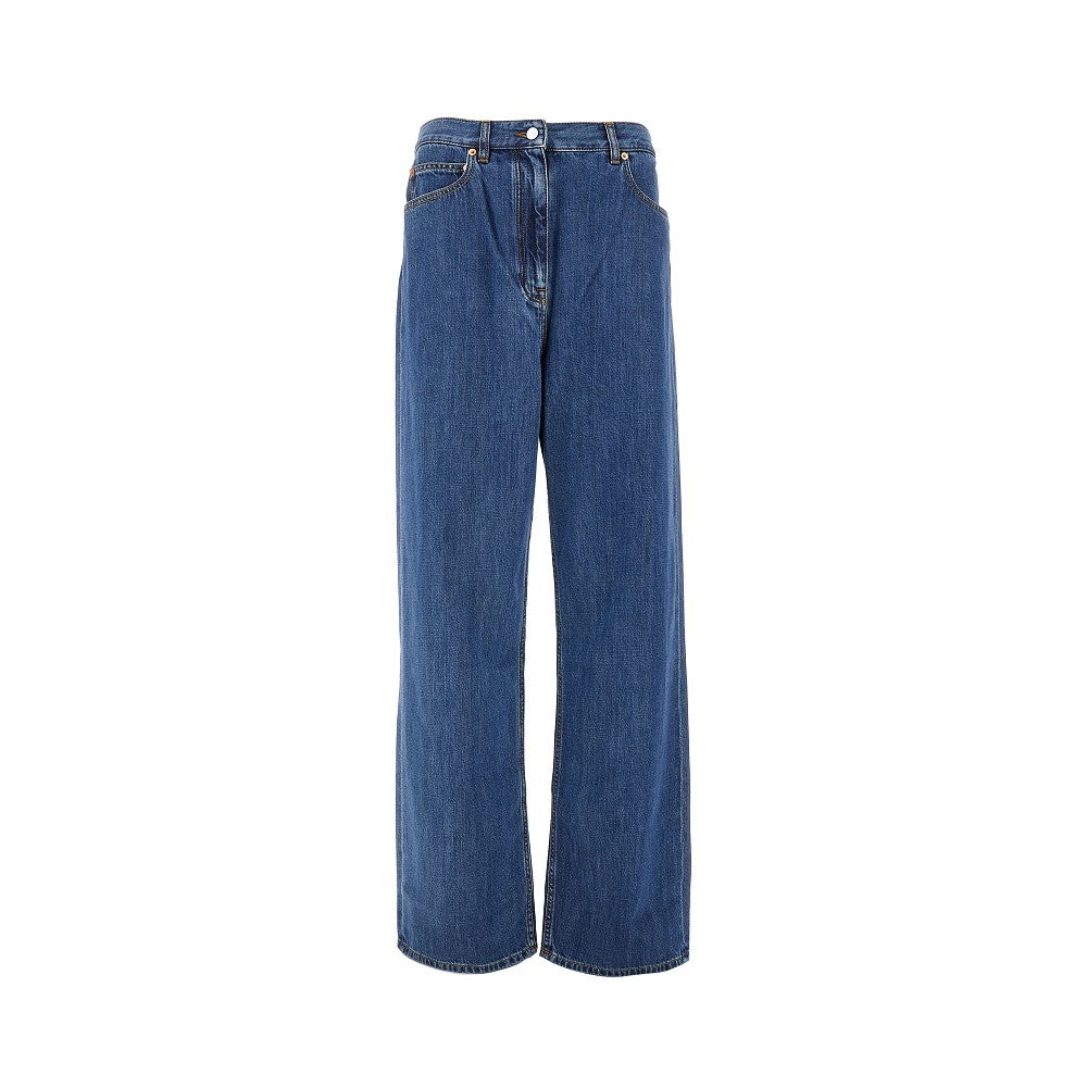 Cotton and lyocell Baggy Fit jeans