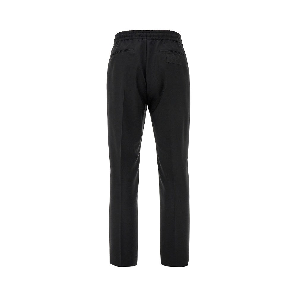 Pantalone in lana e mohair con coulisse