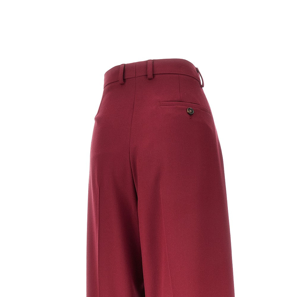 Pantalone Loose Fit in lana