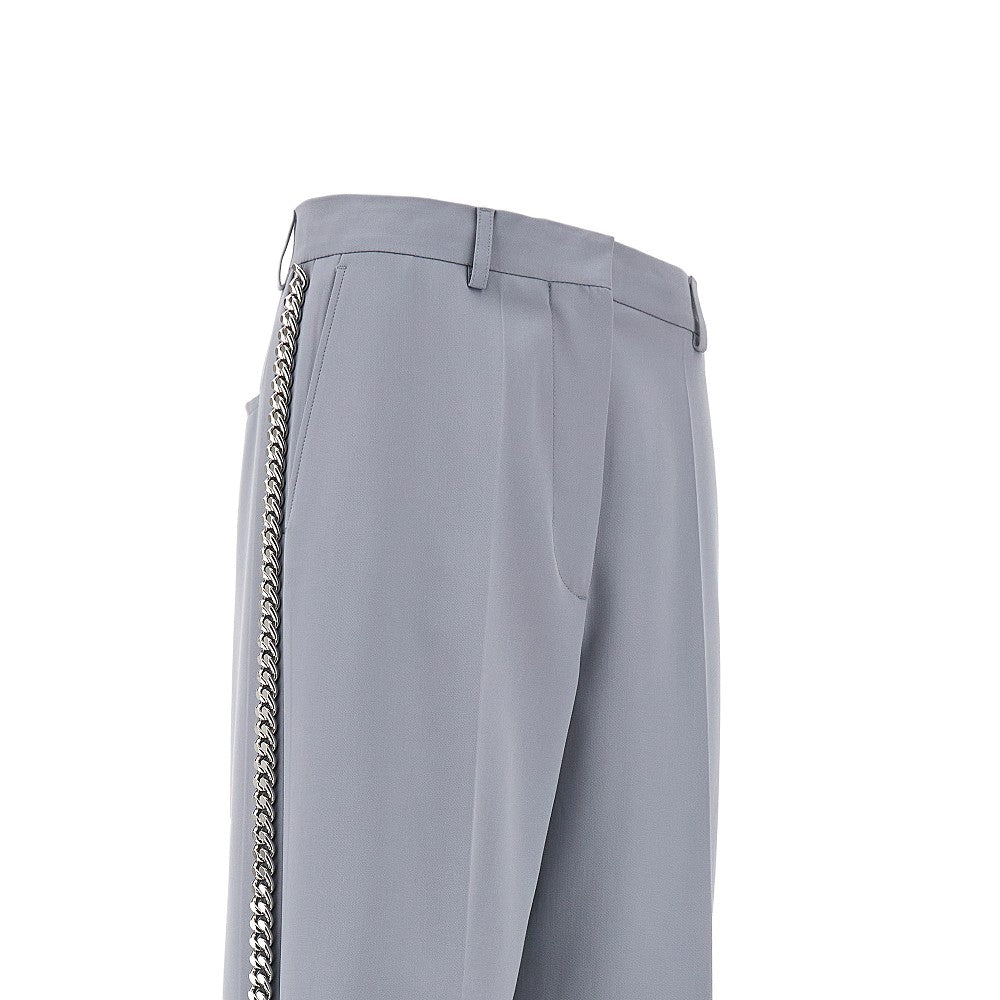 Pantalone Loose Fit con dettagli catena