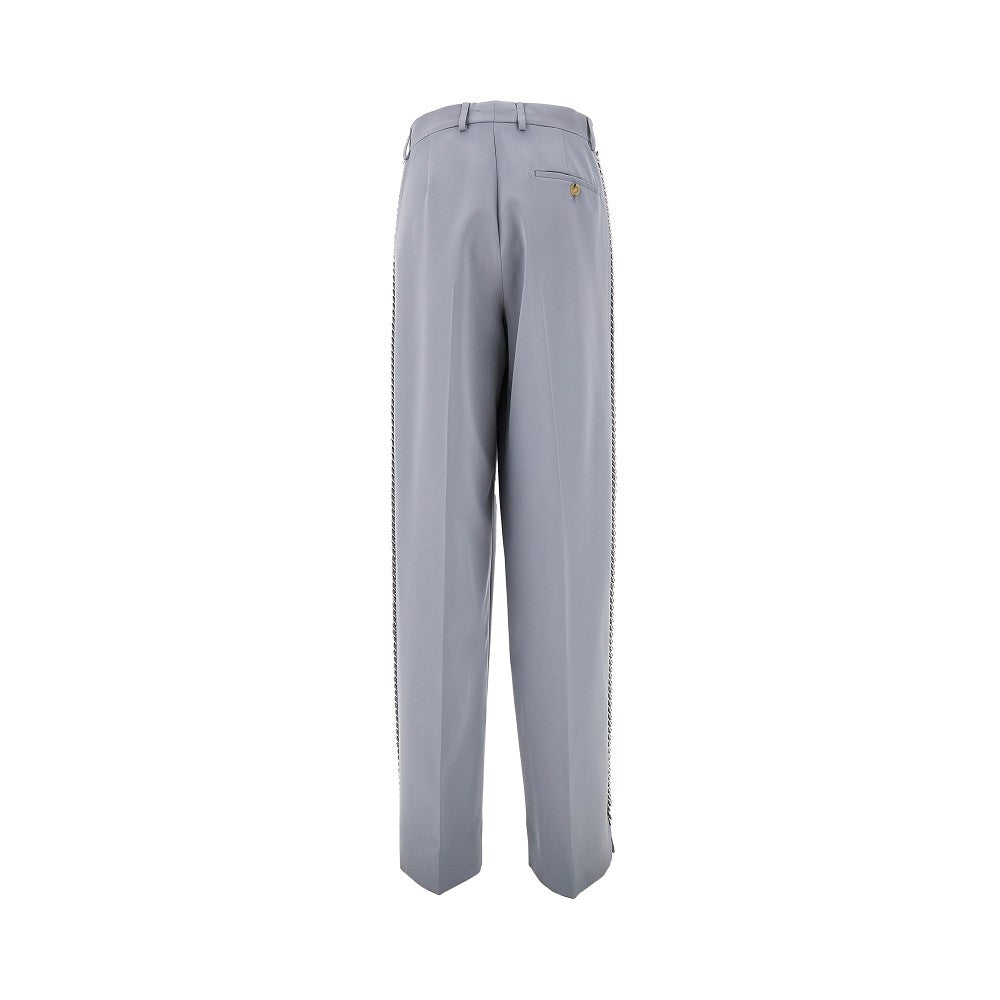 Pantalone Loose Fit con dettagli catena