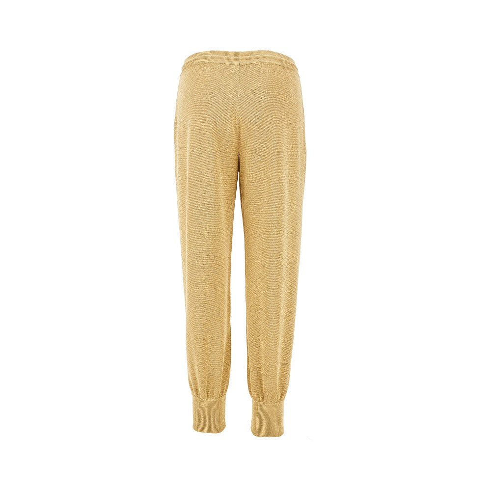 Pantalone in maglia lurex