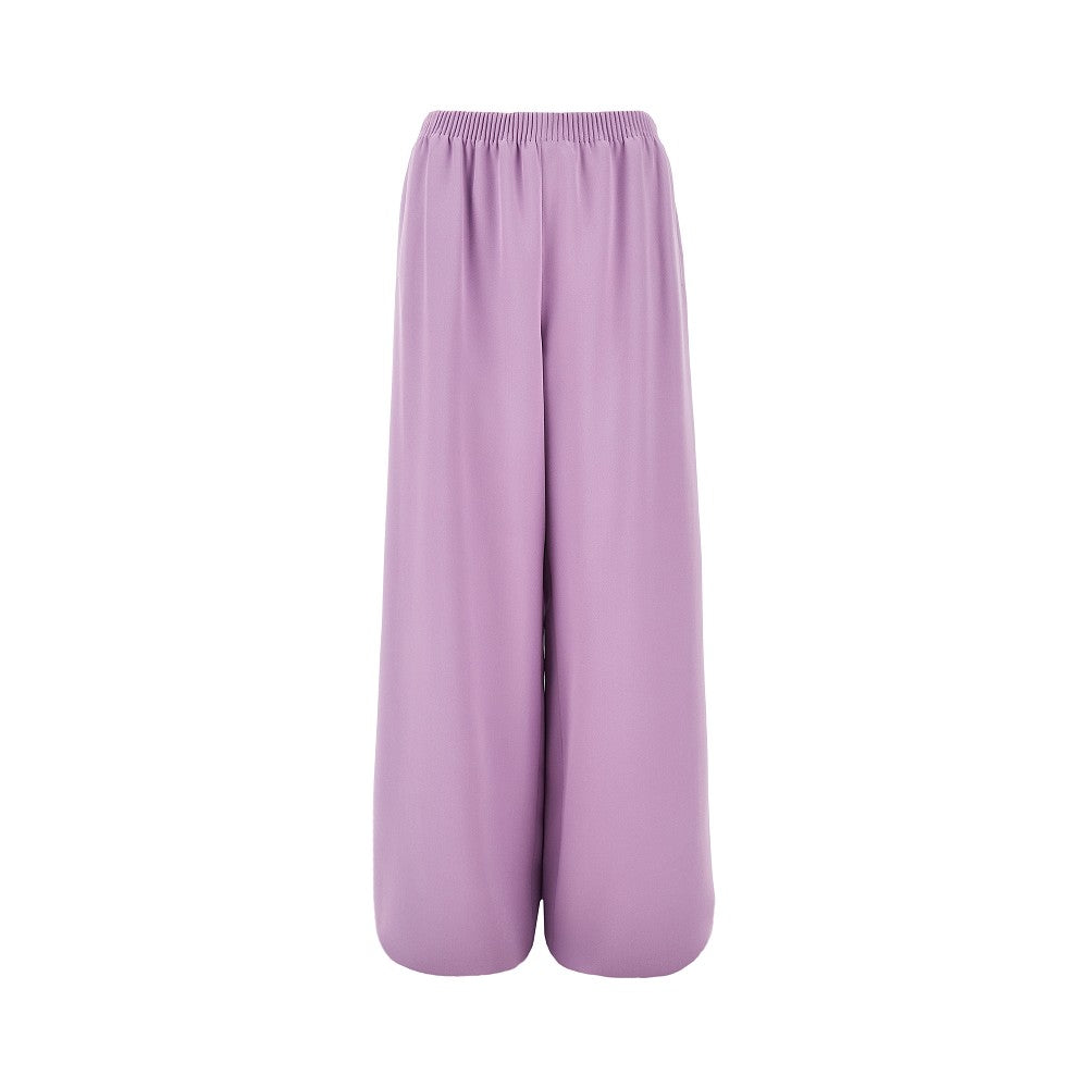 Pantalone palazzo in cady di seta