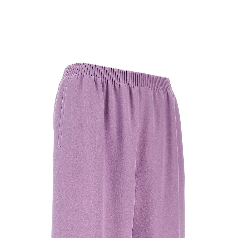 Pantalone palazzo in cady di seta